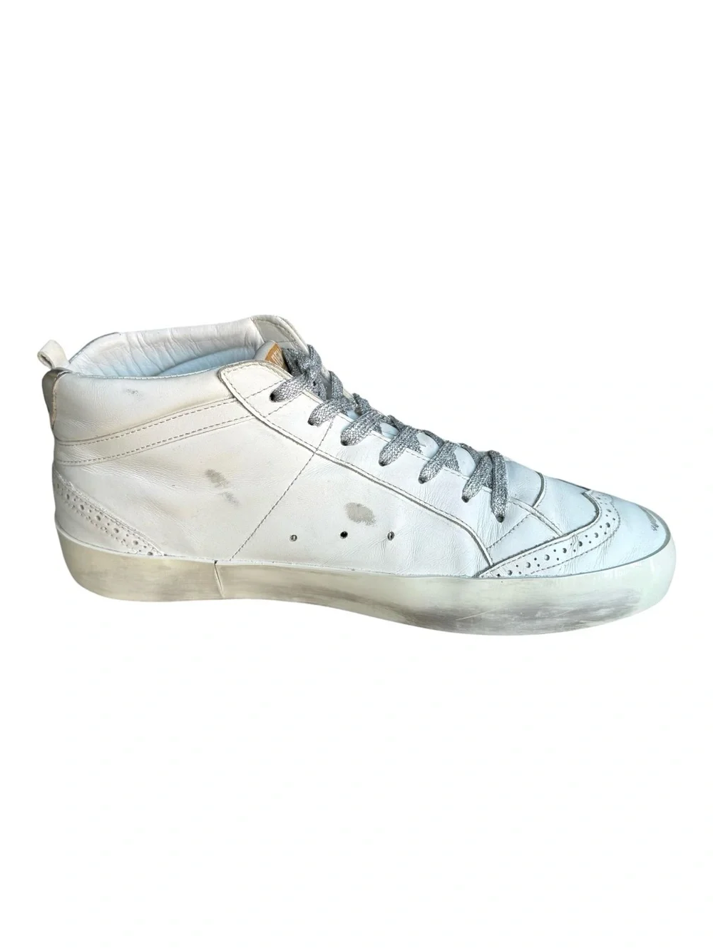 Golden Goose Mid Star Sneakers White Leather - Picture 7 of 15